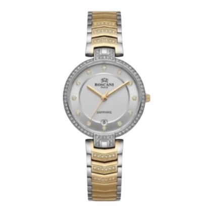 ROSCANI ROSWE647N5 SILVER DIAL 32MM DATE DISPLAY 3ATM ANOLOG WOMEN WATCH